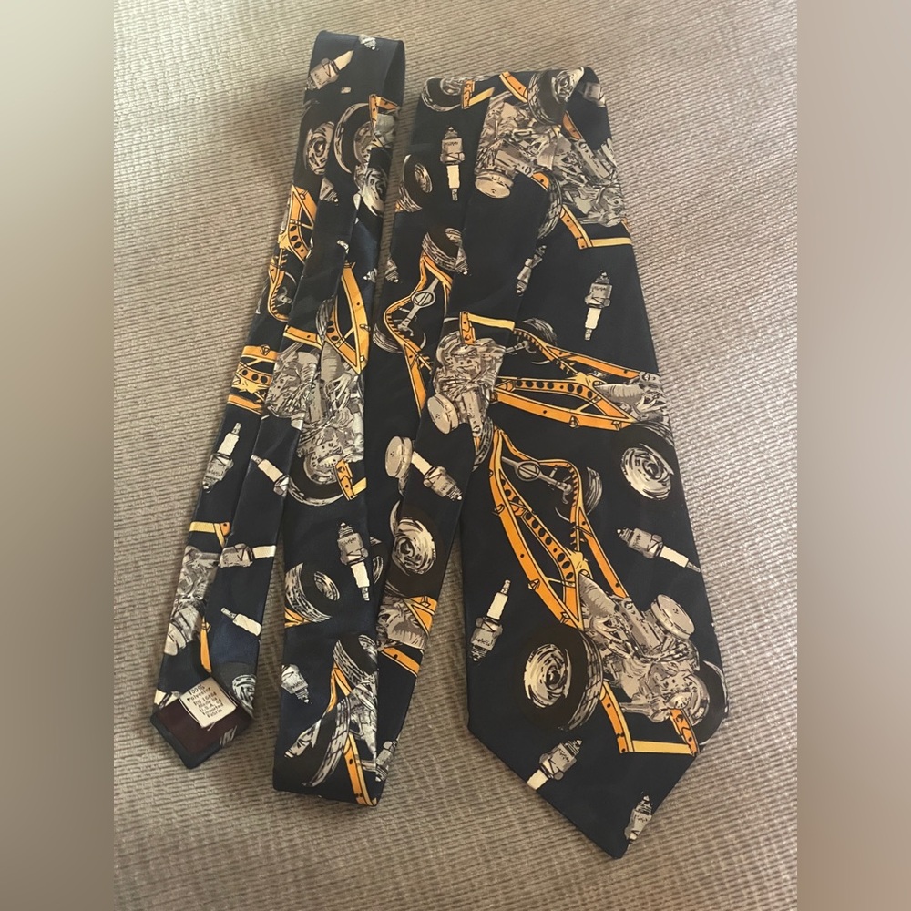 Vintage 1990’s Home Improvement TV Show Necktie Hot Rod Themed